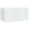 vidaXL Wall-Mounted TV Cabinet 59.5 x 31 x 30 cm White Engineered Wood