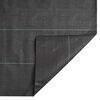 vidaXL Weed Membrane Black 2x25 m PP