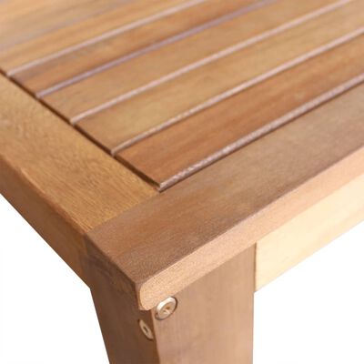 vidaXL Bar Table and Chair Set 7 Pieces Solid Acacia Wood