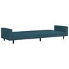 vidaXL 2-Seater Sofa Bed Blue Velvet