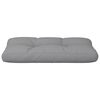 vidaXL Pallet Cushion Grey 80x40x12 cm Fabric