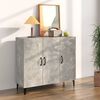 vidaXL Sideboard Concrete Grey 90x34x80 cm Engineered Wood