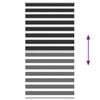vidaXL Zebra Blind 120 x 230 cm Black
