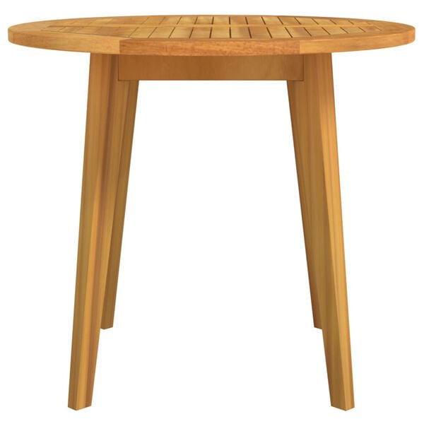 vidaXL Garden Table &Oslash;85x75 cm Solid Wood Acacia