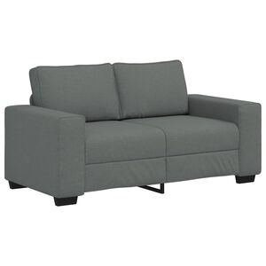 vidaXL 2-Seater Sofa&nbsp;Dark Grey 160x77x82 cm Fabric