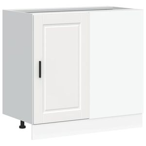 vidaXL Kitchen Base Cabinet | White | Engineered wood | Standard