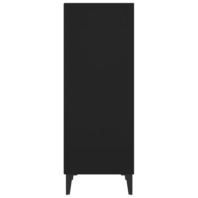 vidaXL Sideboard Black 34.5x32.5x90 cm Engineered Wood