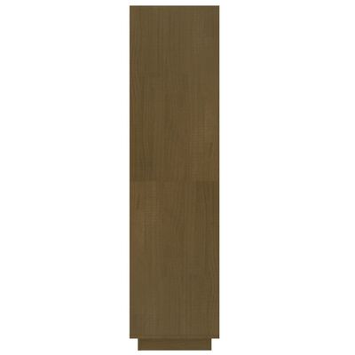 vidaXL Book Cabinet/Room Divider Honey Brown 60x35x135 cm Solid Pinewood