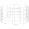 vidaXL Circular Gabion Pole Galvanised Steel Ø100x50 cm