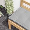 vidaXL Pallet Floor Cushion Cotton 120x40x7 cm Grey