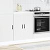 vidaXL Kitchen Base Cabinet Porto White Engineered Wood