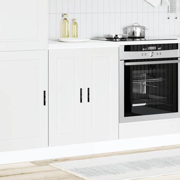 vidaXL Kitchen Base Cabinet Porto White Engineered Wood