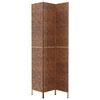 vidaXL Room Divider 3-Panel Brown 122x180 cm Water Hyacinth