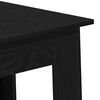 vidaXL Bar Table Black Oak 102 x 50 x 103.5 cm Engineered Wood