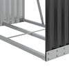 vidaXL Log Holder Anthracite 80x45x120 cm Galvanised Steel