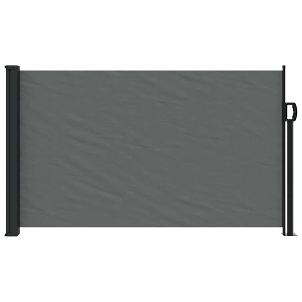 vidaXL Retractable Side Awning Anthracite 117x300 cm
