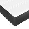 vidaXL Box Spring Bed with Mattress&LED Black 153x203 cm Queen Size Faux Leather