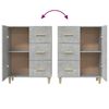 vidaXL Sideboard Concrete Grey 69.5x34x90 cm Engineered Wood