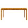 vidaXL Garden Dining Set 7 pcs Brown Solid Acacia Wood