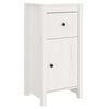 vidaXL Sideboard White 40x35x80 cm Solid Wood Pine