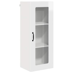vidaXL Dishwasher Panel Kalmar High Gloss White 40 x 31 x 100 cm
