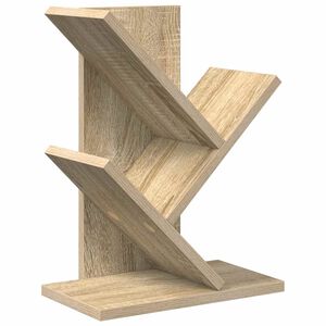 vidaXL Tree Bookshelf 3-Tier 30 x 18 x 40 cm Engineered Wood