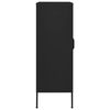 vidaXL Storage Cabinet Black 80x35x101.5 cm Steel