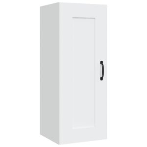 vidaXL Hanging Cabinet White 35x34x90 cm Engineered Wood