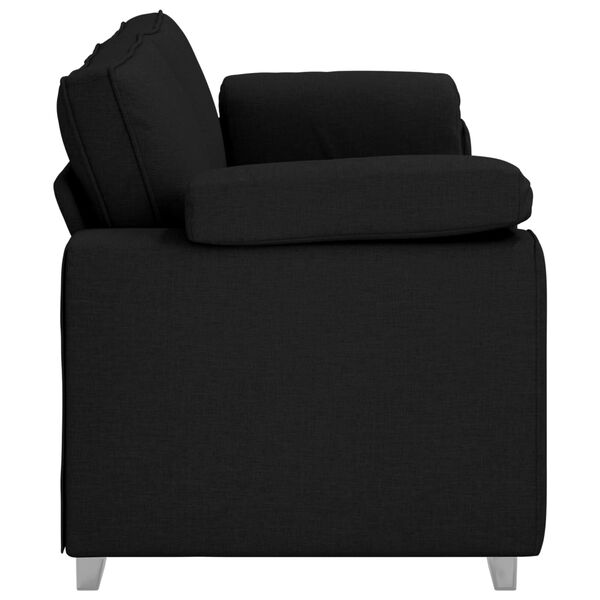 vidaXL Sofa Black 219 x 80 x 82 cm Fabric