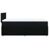 vidaXL Box Spring Bed with Mattress Black King Single Fabric