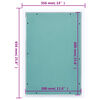 vidaXL Access Panel with Aluminium Frame and Plasterboard 300x600 mm