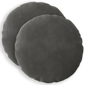 vidaXL Cushion with Pillow HEERLEN 2 pcs Dark Grey Velvet