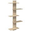 vidaXL Wall Floating Shelf Sonoma Oak 48.5 x 15 x 101 cm
