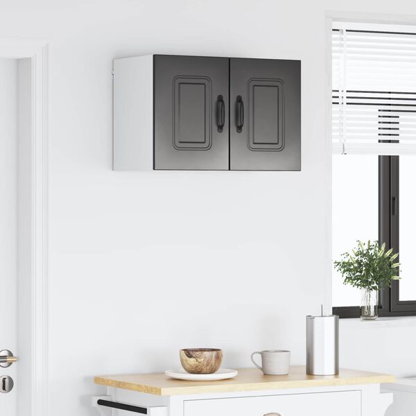 vidaXL Kitchen Cabinet with Storage Kalmar 2 pcs Black 30 x 31 x 40 cm