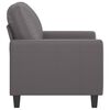 vidaXL Sofa Chair Grey 60 cm Faux Leather