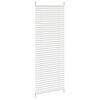 Plisse Blind 40x125cm White Pleated Blind