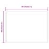 vidaXL LED Bathroom Mirror 80x60 cm