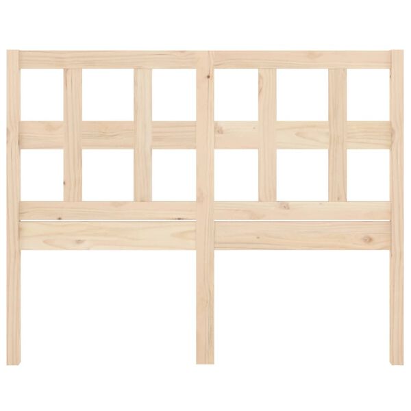 vidaXL Bed Headboard 140.5x4x100 cm Solid Wood Pine