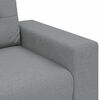 vidaXL Loveseat Sofa Light Grey 140 cm Fabric