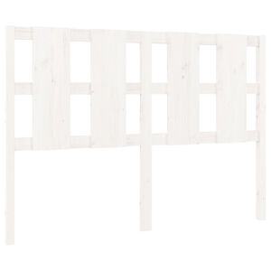 vidaXL Bed Headboard | White | Solid pine wood | Attractive Design