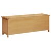 vidaXL Shoe Rack 114x37x45 cm Solid Oak Wood