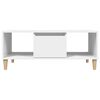 vidaXL Coffee Table White 90x50x36,5 cm Engineered Wood