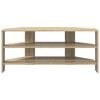 vidaXL Corner TV Cabinet Sonoma Oak 102x40.5x45cm Engineered Wood