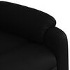 vidaXL Electric Massage Recliner Chair Black Faux Leather