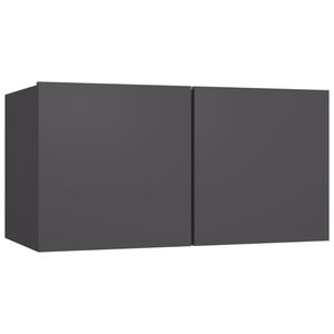 vidaXL Hanging TV Cabinet Grey 60x30x30 cm