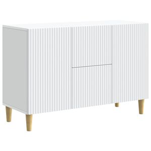 vidaXL Sideboard with Drawer White 89 x 34.5 x 60 cm Engineered Wood