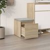 vidaXL Box Drawer Sonoma Oak 40.5x40x40 cm Engineered Wood