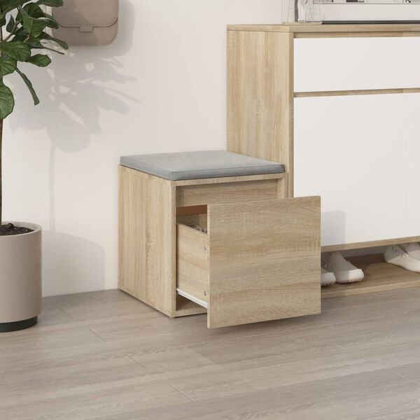 vidaXL Box Drawer Sonoma Oak 40.5x40x40 cm Engineered Wood