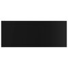 vidaXL Bookshelf Boards 4 pcs High Gloss Black 100x40x1.5 cm Engineered Wood