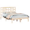 vidaXL Bed Frame without Mattress 135x190 cm Double Solid Wood